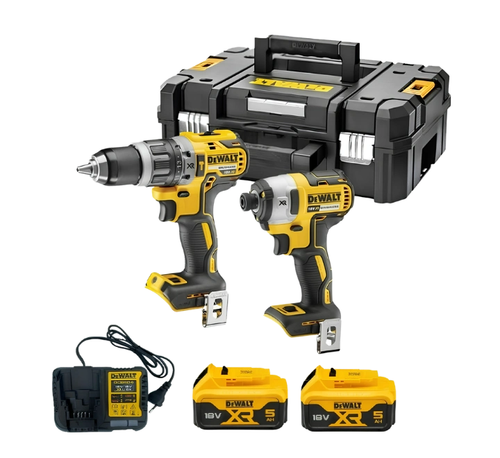 DeWalt DCK268P2T-QW Zestaw DCD791 + DCF887 18V XR 2x5Ah TSTAK