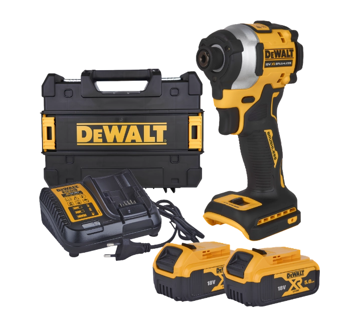 DeWalt DCF850P2T-QW Zakrętarka udarowa 18V XR 205Nm 2x5Ah TSTAK