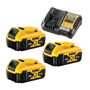 DeWalt DCB1104P3-QW Zestaw zasilający 18V XR 3x5Ah + ładowarka DCB1104 4A