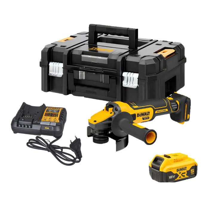 Dewalt DCG409VSNT Szlifierka Kątowa DCB184 5Ah 18V XR Li-Ion
