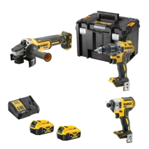 DEWALT DCK384P2T Zestaw COMBO 18V XR DCD796 DCF887 DCG405 2x5ah