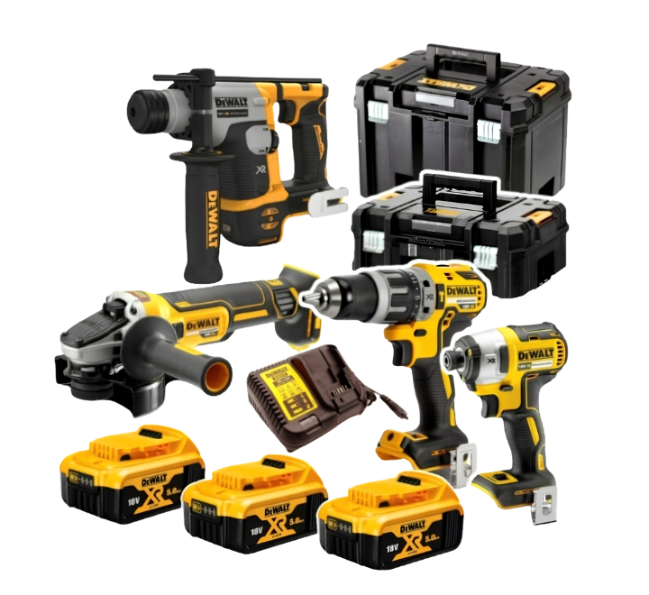 Zestaw elektronarzędzi dck422 DeWALT DCG405+DCH172+DCD796+DCF887