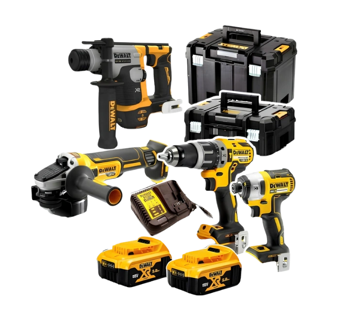 Zestaw elektronarzędzi DeWALT DCG405+DCH172+DCD796+DCF887